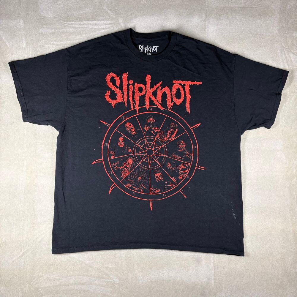Slipknot Band T Shirt XXL Black Red Graphic Heavy Metal Rock Tour Tee 2021